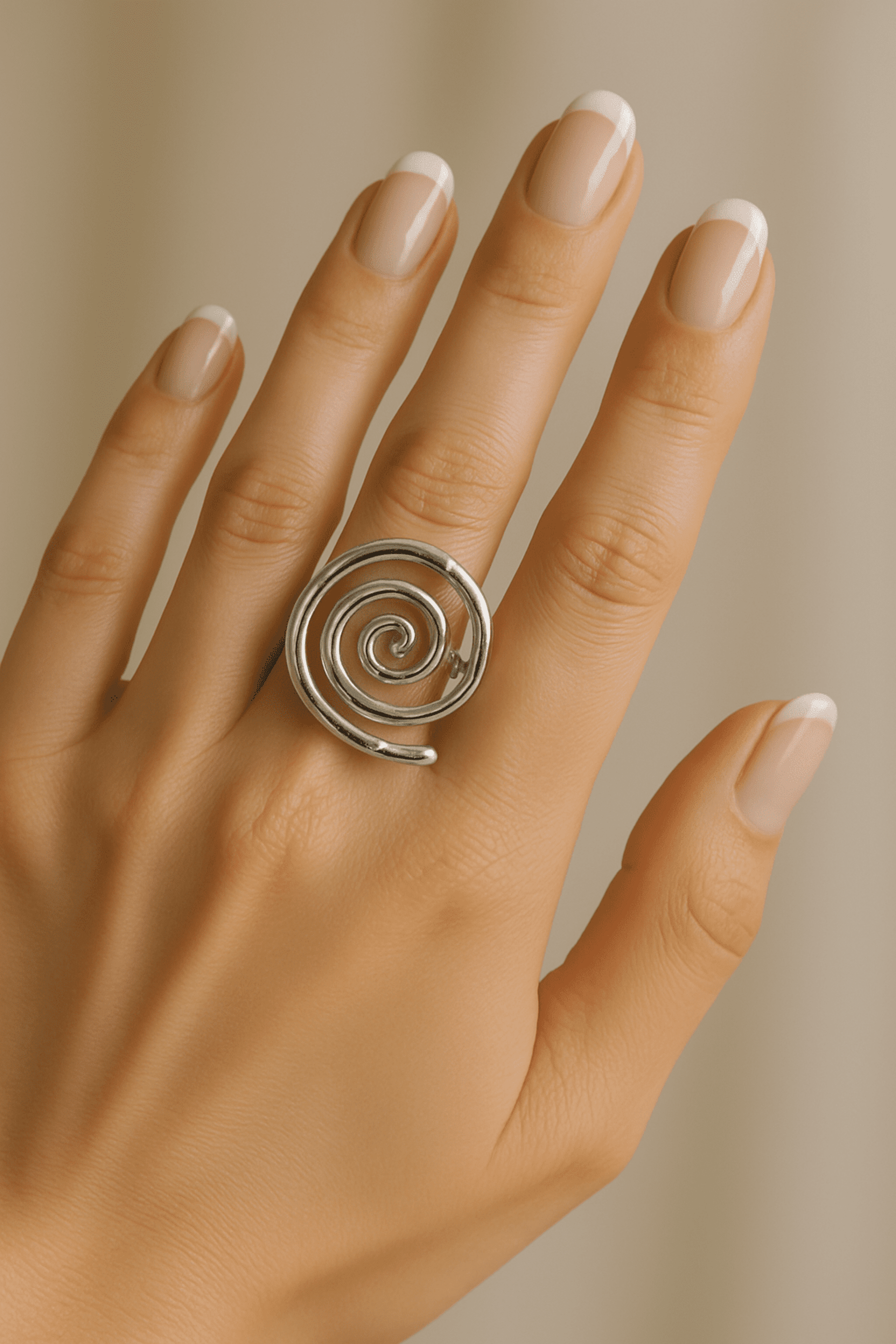 Anillo Espiral Ajustable de Acero - 5