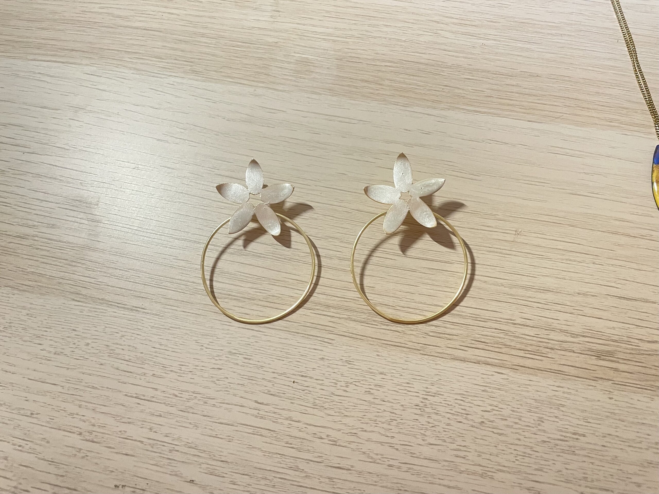 Pendientes Flor de Nácar - 1