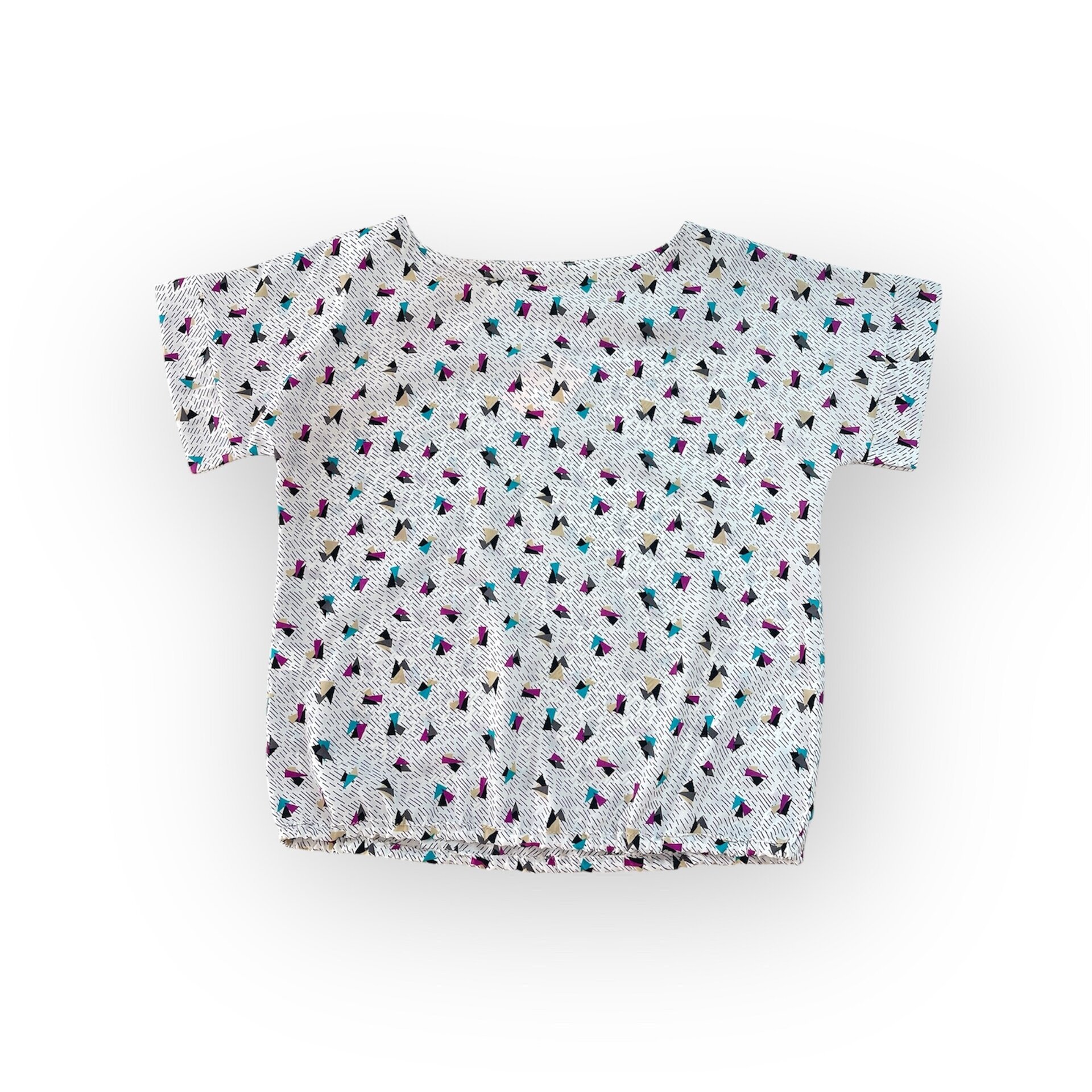 Blusa geometría colorida - 1