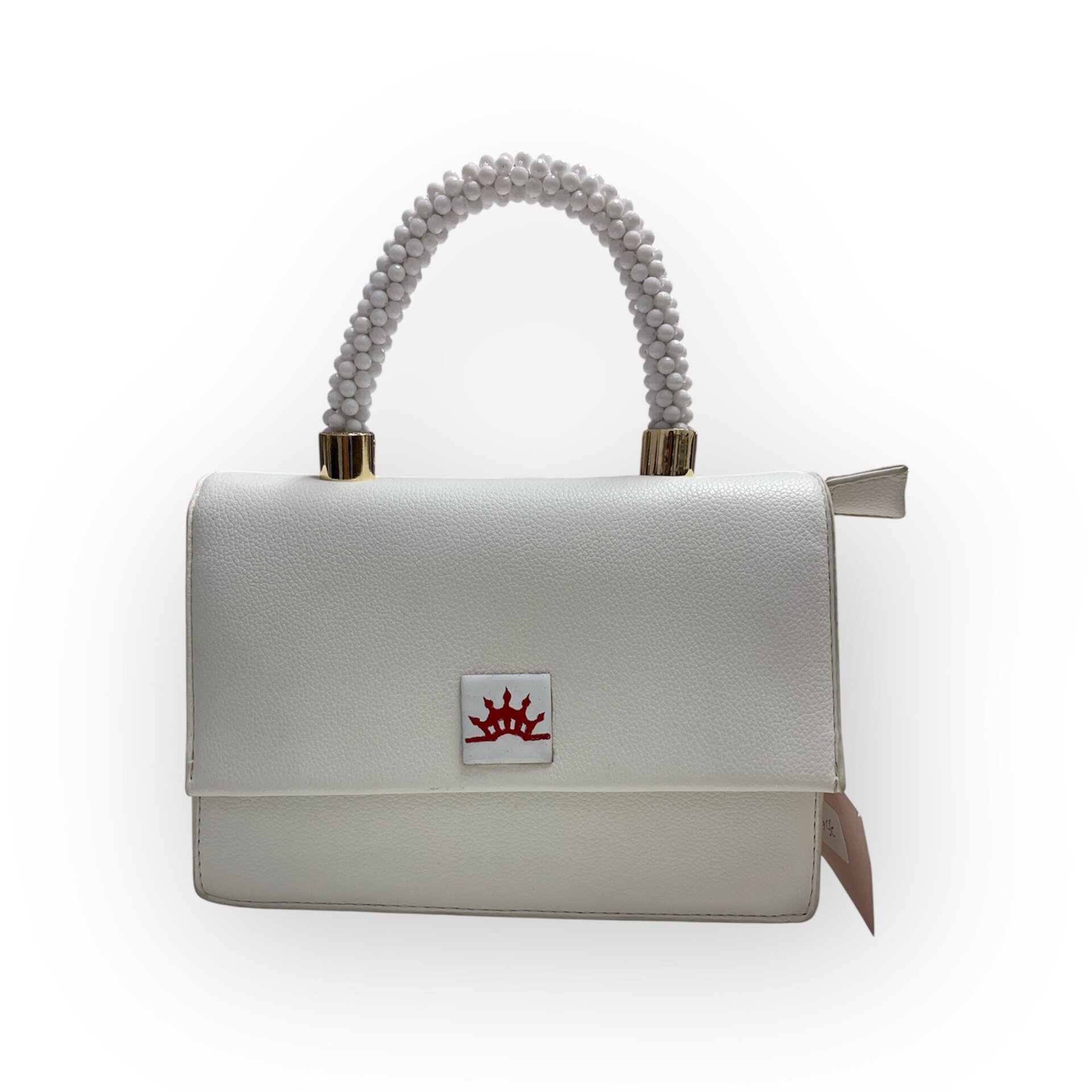 Bolso aperlado blanco - 1