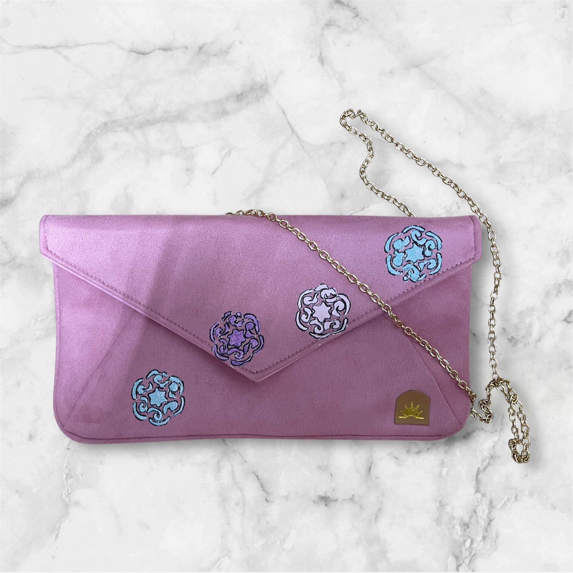 Bolso floral rosa - 1
