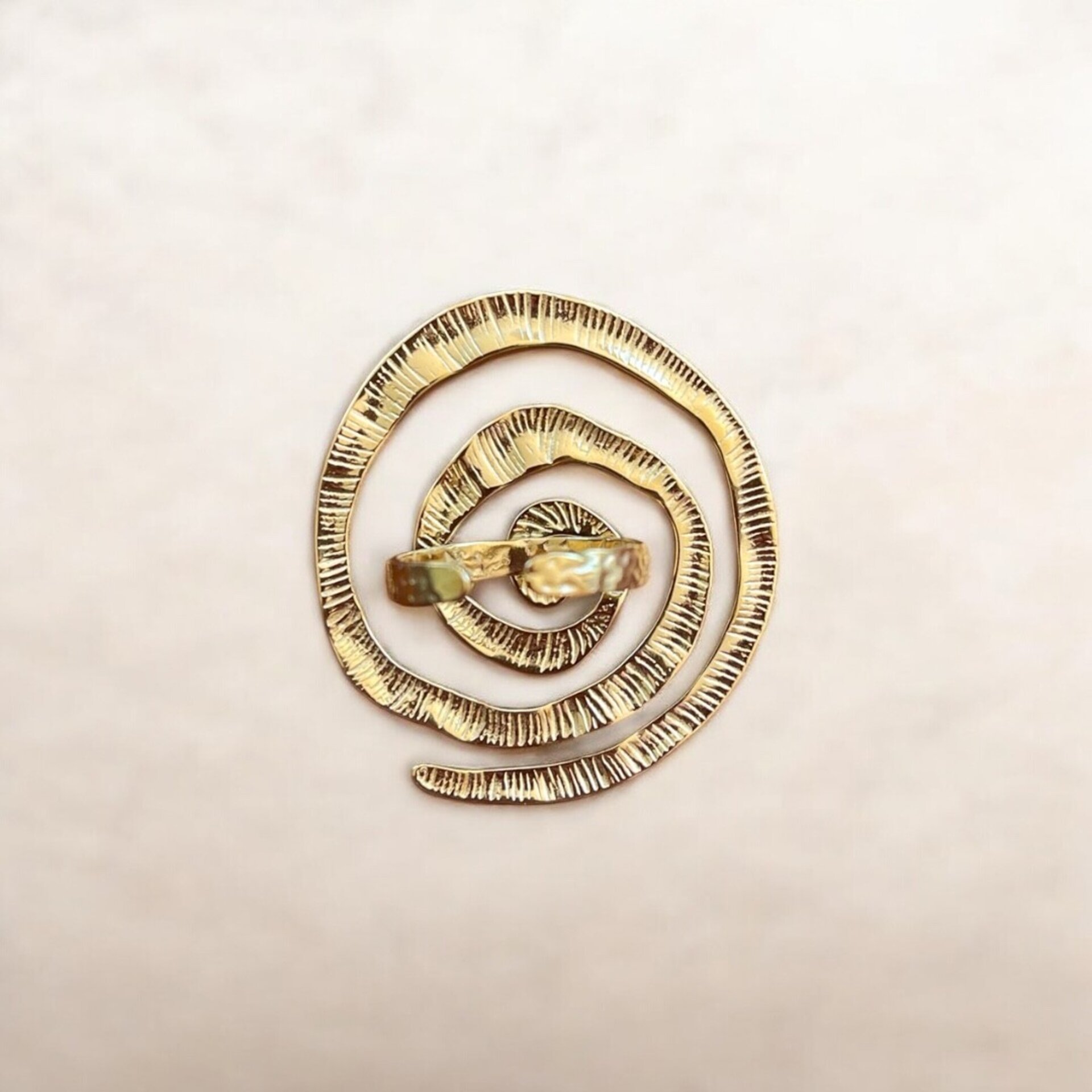 Anillo Espiral Ajustable de Acero - 3